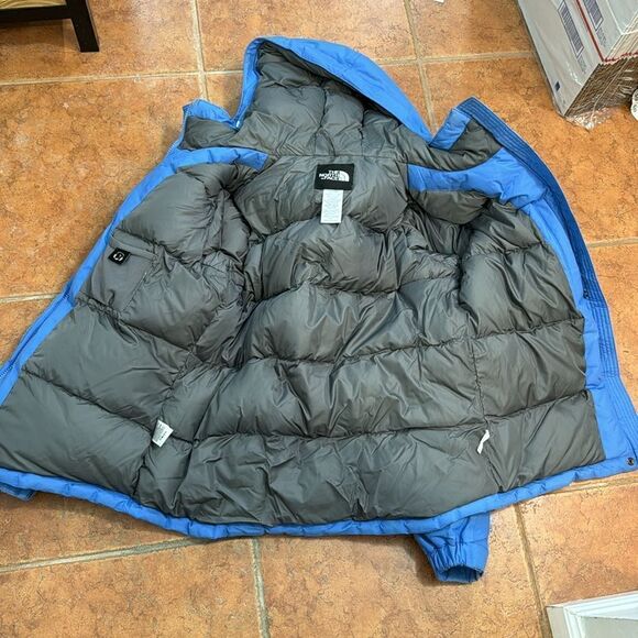 The North Face Puffer Jacket Goose Down Ski Parka Blue size M - Picture 5 of 9